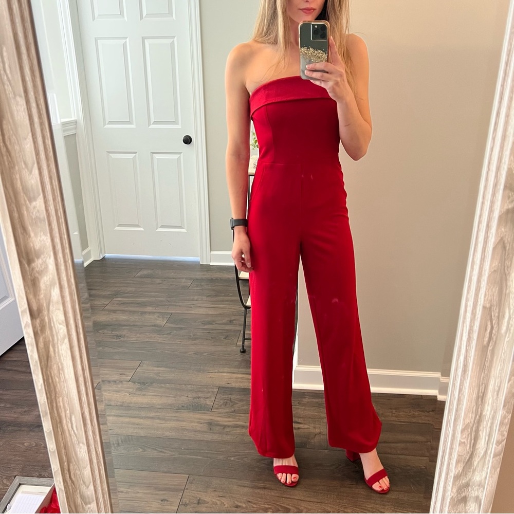 NWOT Red Jumpsuit